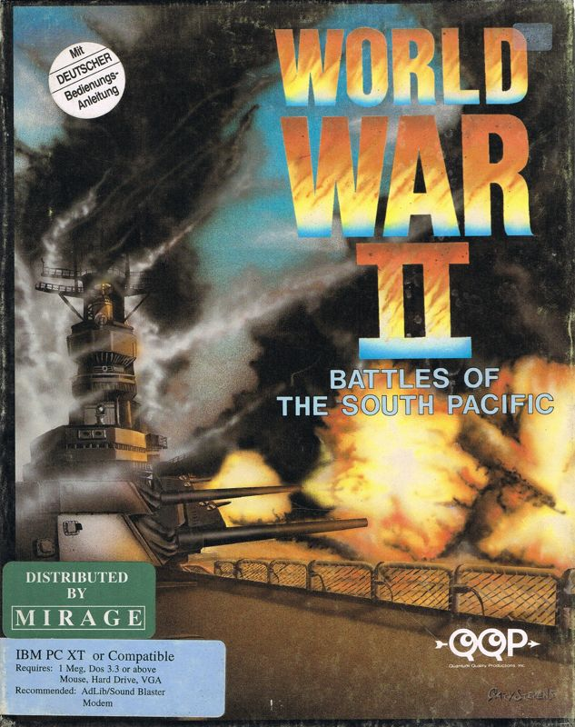 World War 2 - Battles of the South Pacific — box-2D (EU)