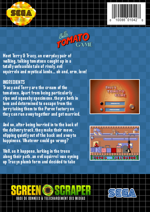 Bill's Tomato Game — box-2D-back (SS)