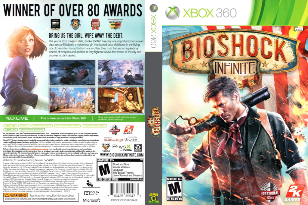 BioShock Infinite — box-texture (US)