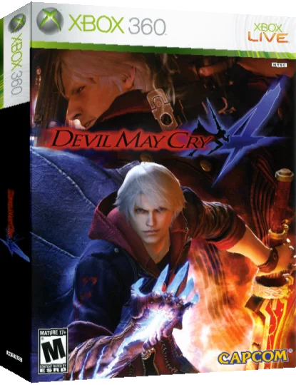 Devil May Cry 4 — box-3D (US)