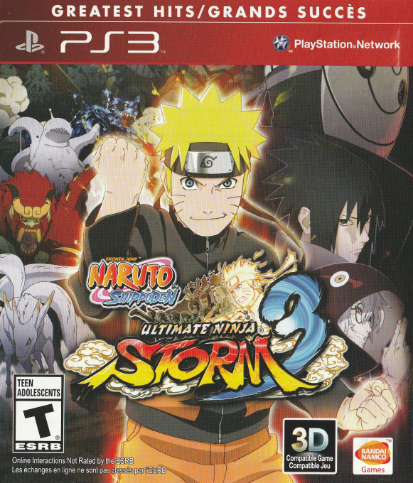 Naruto Shippuuden - Narutimate Storm 3 box art