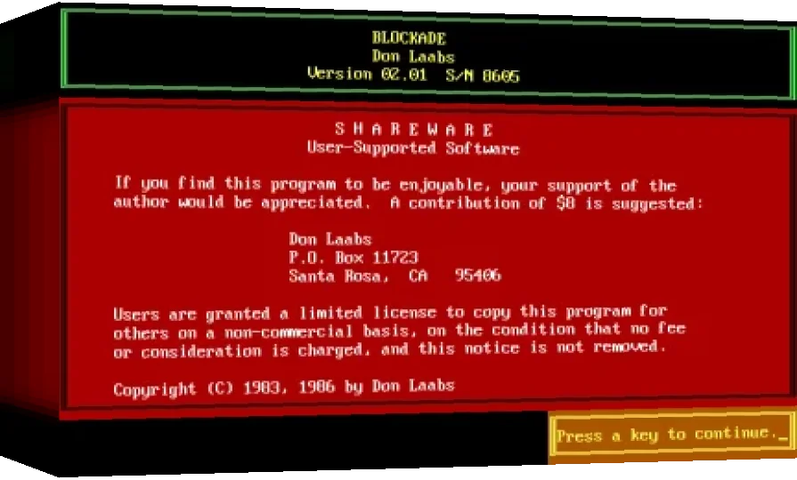 Blockade — box-3D (WOR)