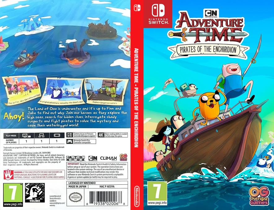 Adventure Time - Pirates of the Enchiridion — box-texture (EU)