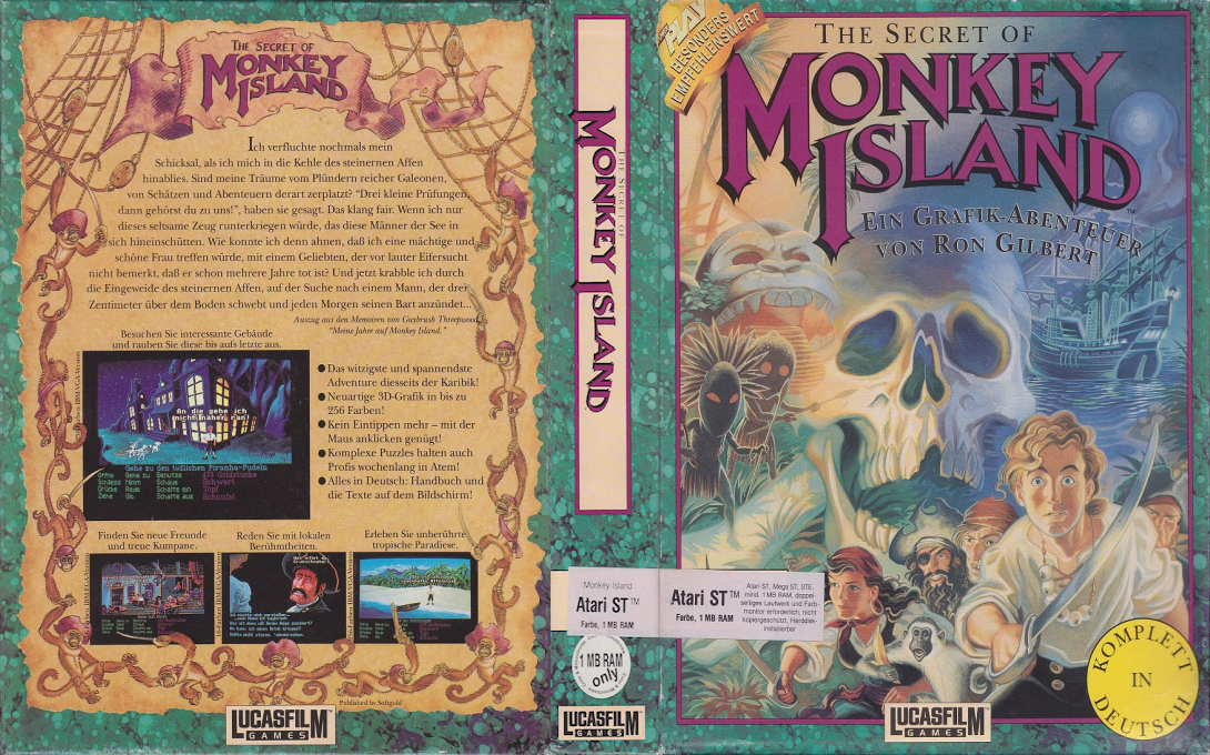 Secret Of Monkey Island, The — box-texture (DE)