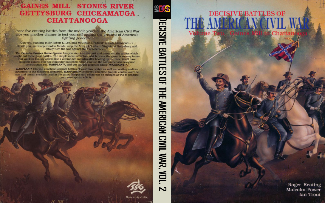 Decisive Battles Of The American Civil War, Vol. 2 — box-texture (US)
