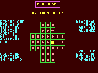 Peg Board — ss (WOR)