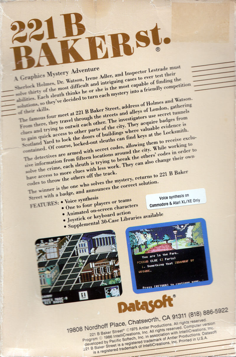 221 B Baker Street — box-2D-back (WOR)