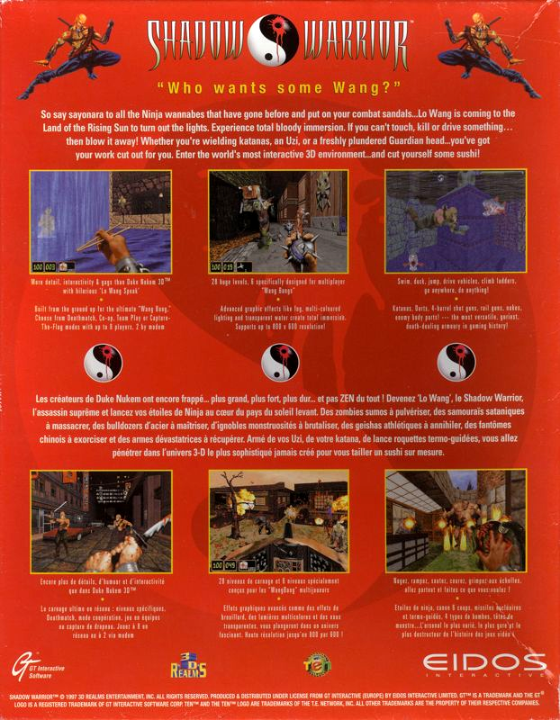 Shadow Warrior — box-2D-back (EU)