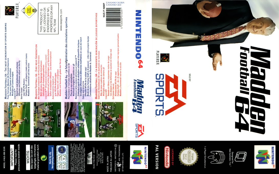 Madden Football 64 — box-texture (EU)