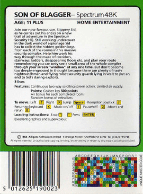 Son of Blagger — box-2D-back (WOR)