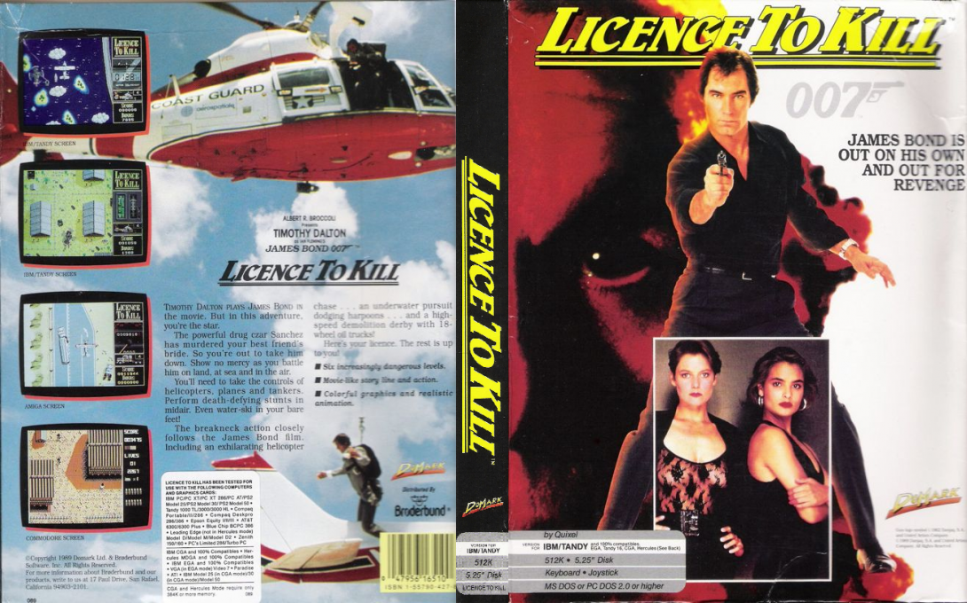 007 - Licence To Kill — box-texture (US)