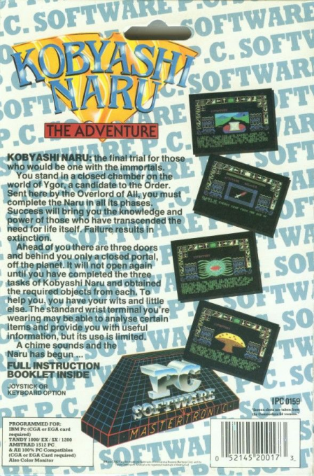 Kobyashi Naru — box-2D-back (EU)