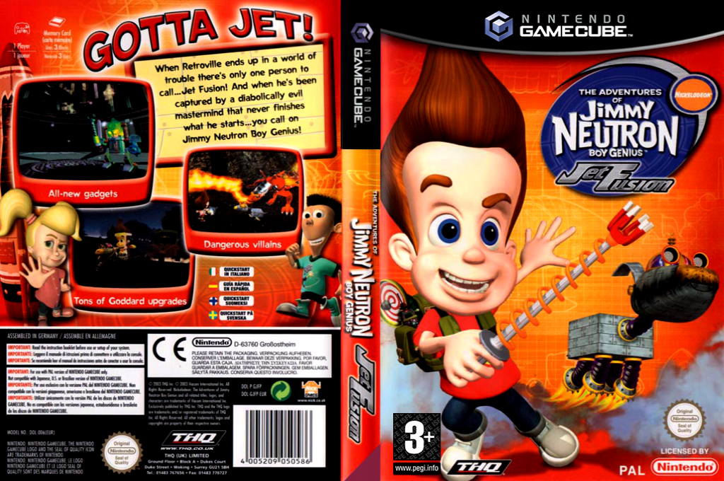 Jimmy Neutron - Jet Fusion — box-texture (EU)