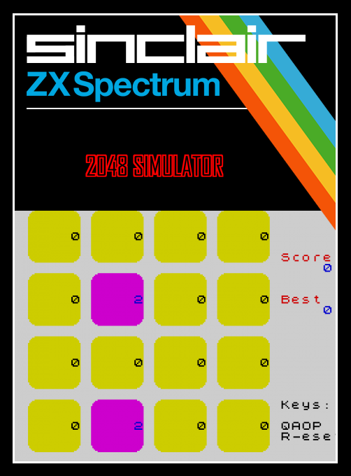 2048 Simulator box art