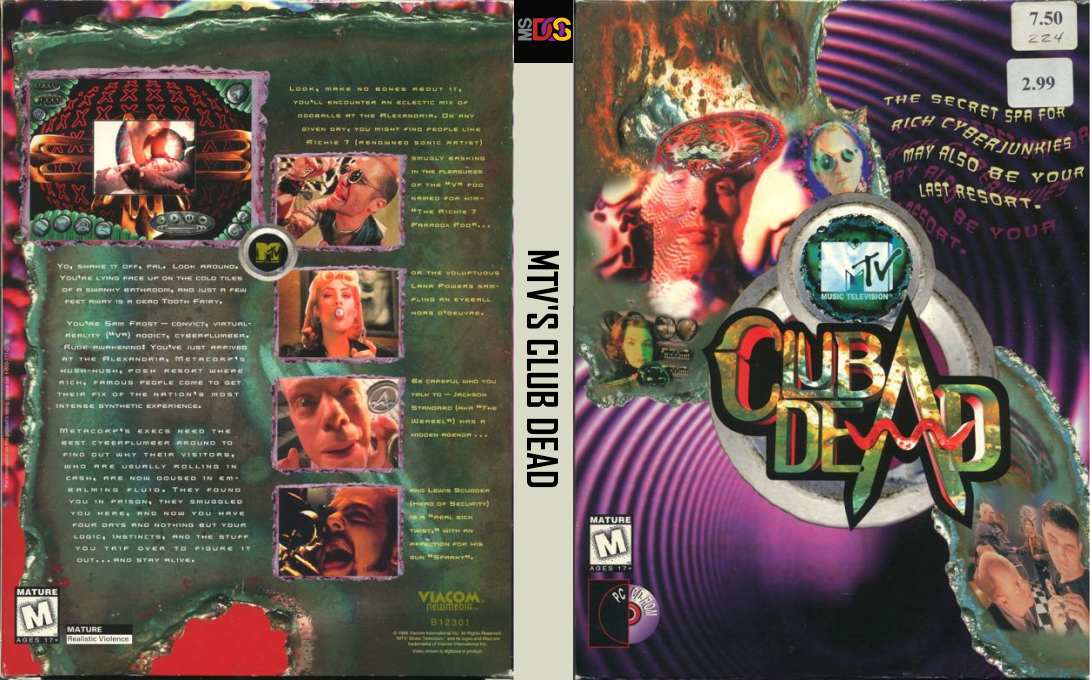 Mtv's Club Dead — box-texture (US)