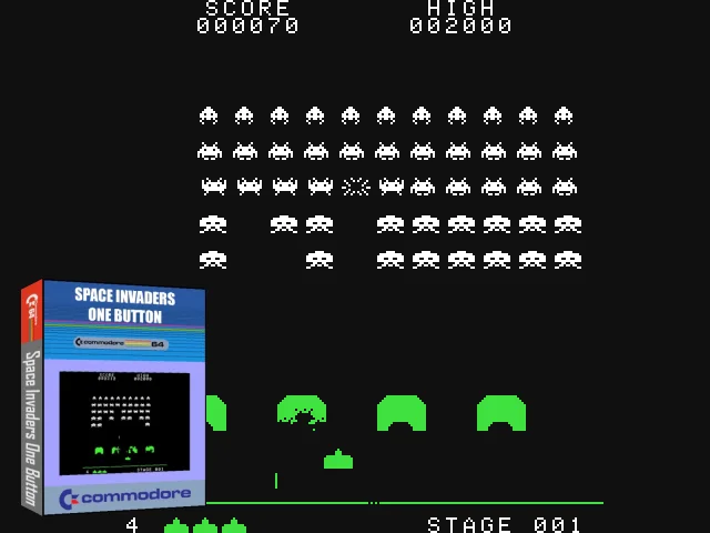 Space Invaders One Button — mixrbv2 (CUS)