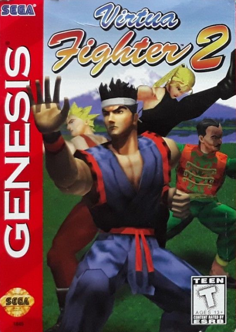 Virtua Fighter 2 box art