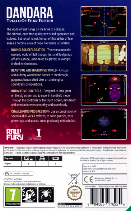 Dandara - Trials of Fear Edition — box-2D-back (EU)