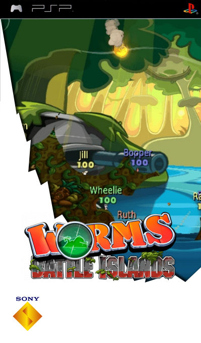 Worms - Battle Islands — box-2D (SS)