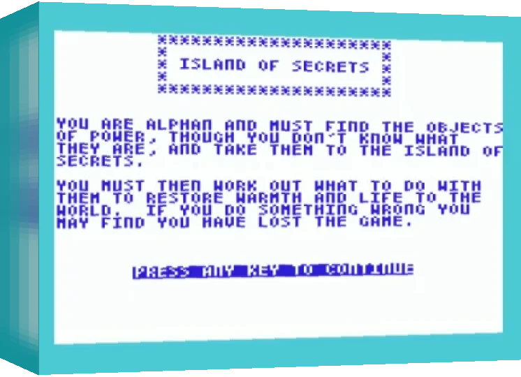 Island of Secrets — box-3D (WOR)