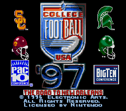 College Football Usa 97 — sstitle (US)