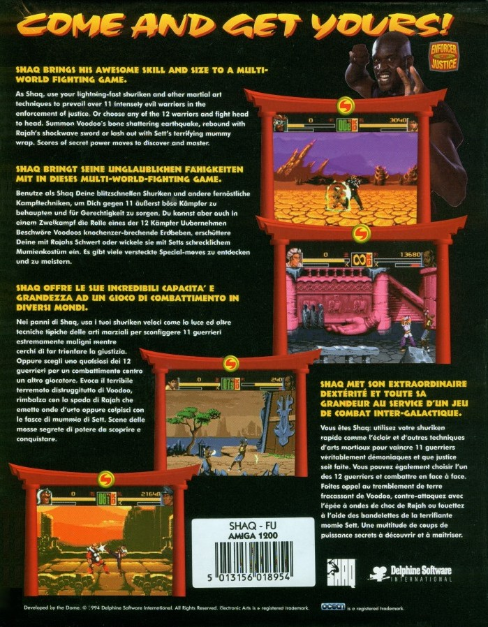 Shaq-Fu — box-2D-back (WOR)