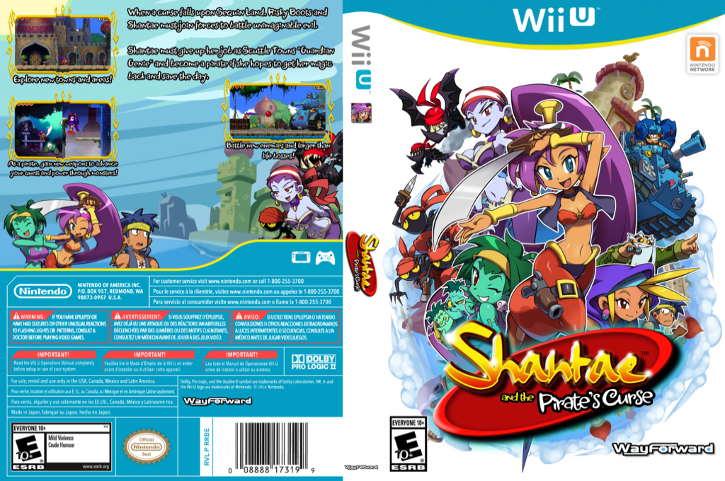 Shantae and the Pirate's Curse — box-texture (US)