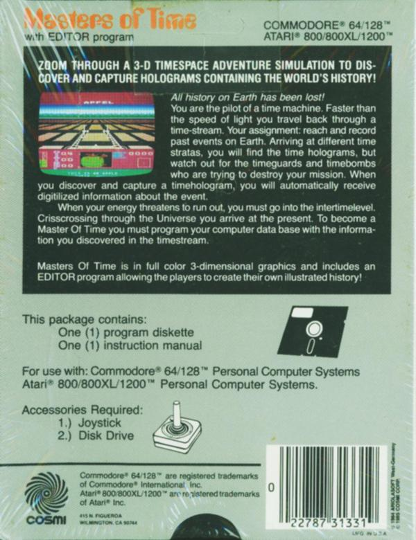 Masters Of Time — box-2D-back (US)
