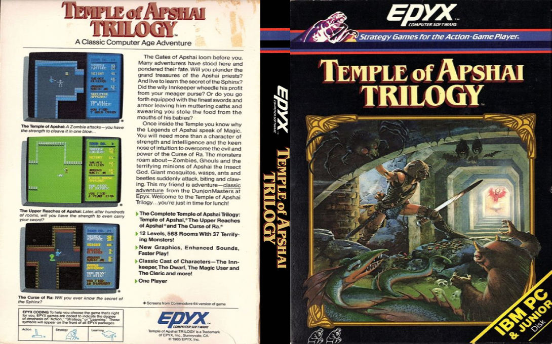 Temple Of Apshai Trilogy — box-texture (US)