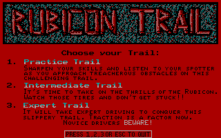 Rubicon Trail box art
