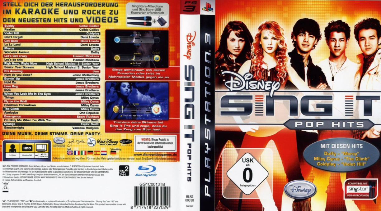 Disney Sing It - Pop Hits — box-texture (DE)