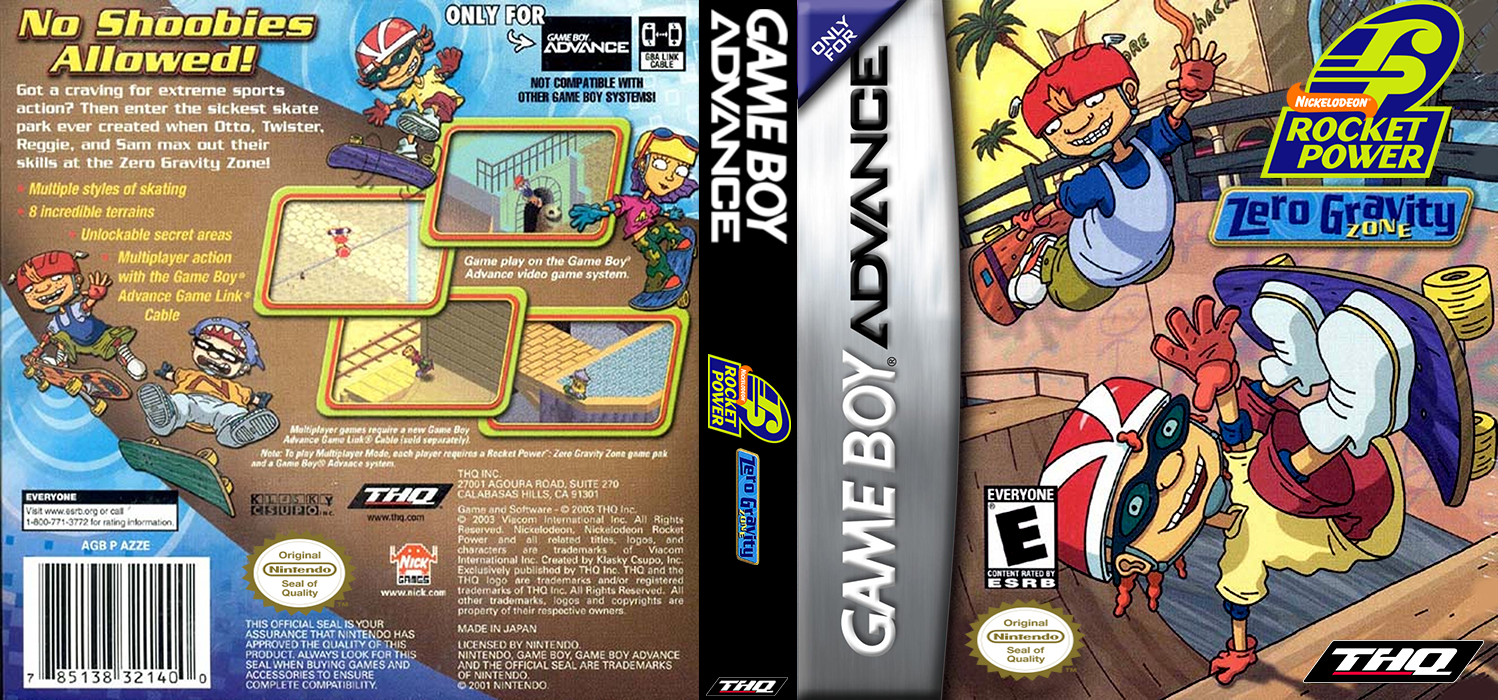 Rocket Power - Zero Gravity Zone — box-texture (US)