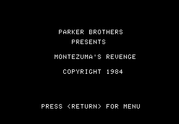 Montezuma's Revenge — sstitle (US)