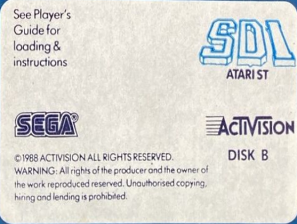 SDI - Strategic Defense Initiative — support-texture (EU)