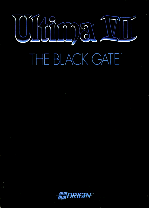 Ultima 7 - The Black Gate box art