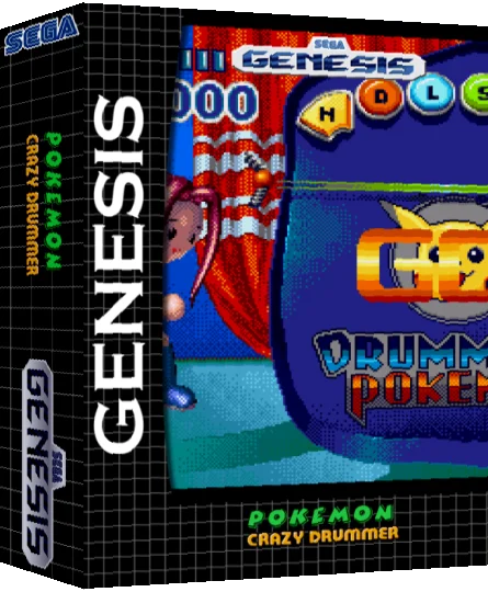 Pokemon Crazy Drummer — box-3D (SS)