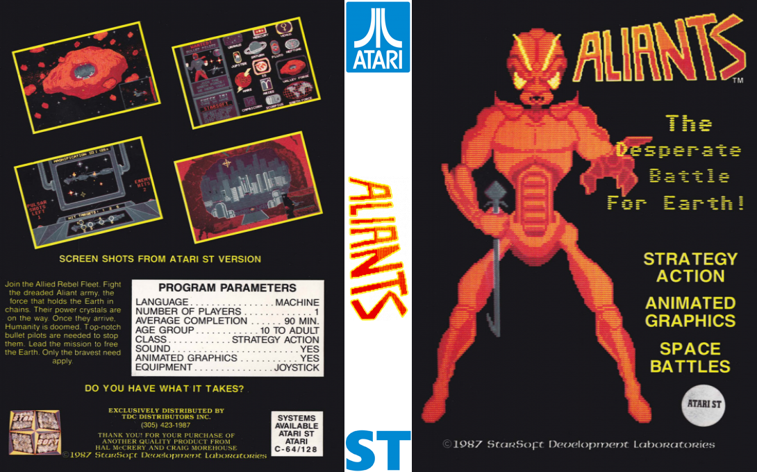 Aliants - The Desperate Battle For Earth — box-texture (US)