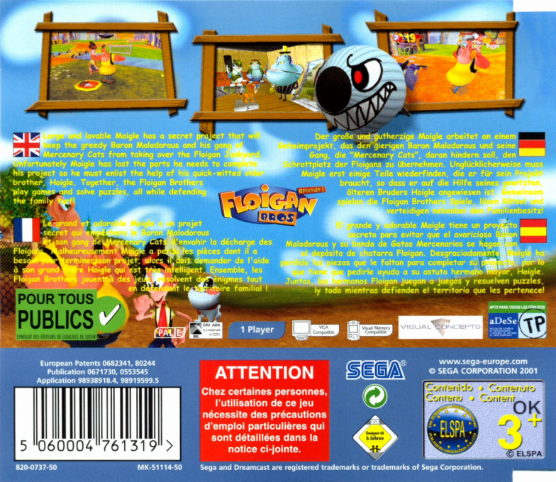 Floigan Bros. - Episode 1 — box-2D-back (EU)