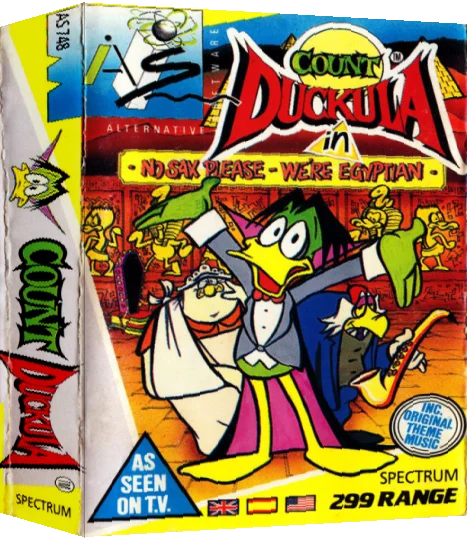Count Duckula in No Sax Please - We're Egyptian — box-3D (EU)