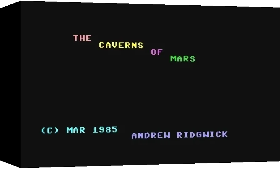 The Caverns Of Mars — box-3D (WOR)