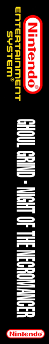 Ghoul Grind - Night of the Necromancer — box-2D-side (WOR)