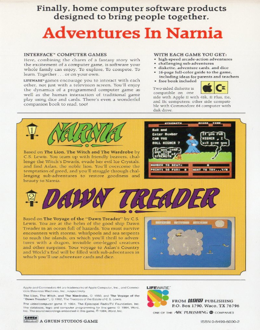 Narnia — box-2D-back (US)