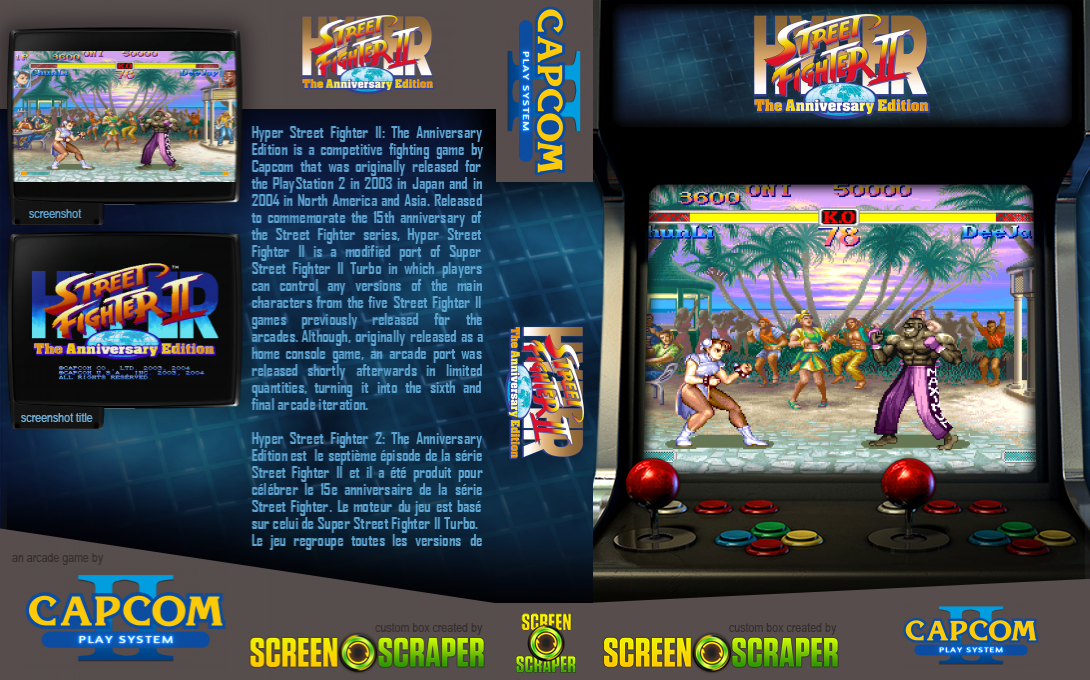 Hyper Street Fighter II: The Anniversary Edition — box-texture (SS)