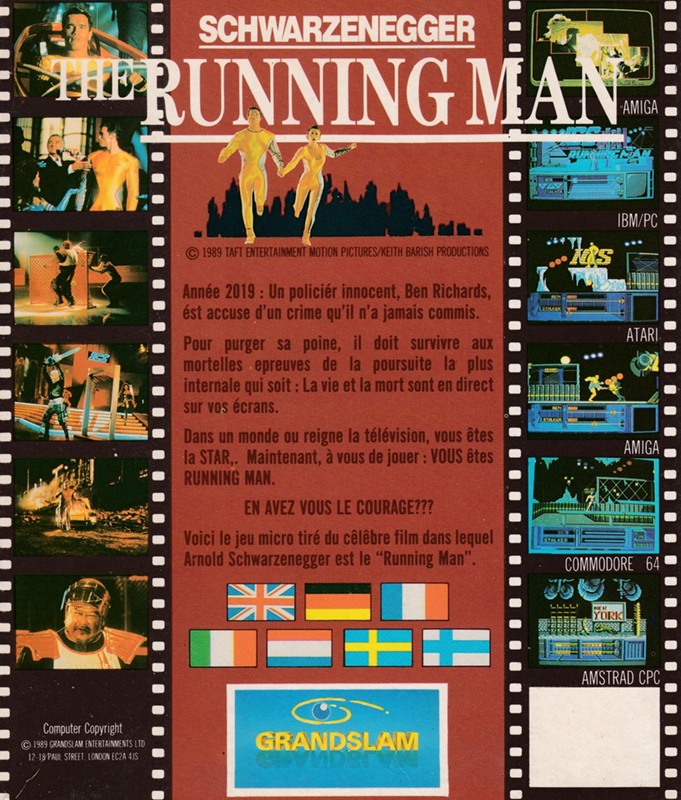 Running Man, The — box-2D-back (FR)