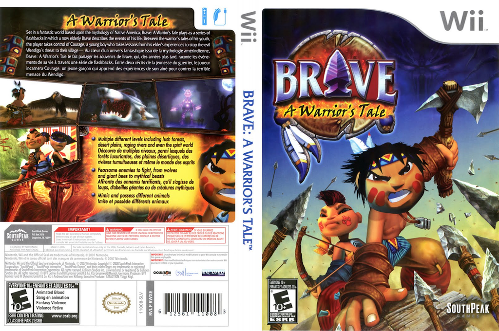 Brave - A Warrior's Tale — box-texture (US)