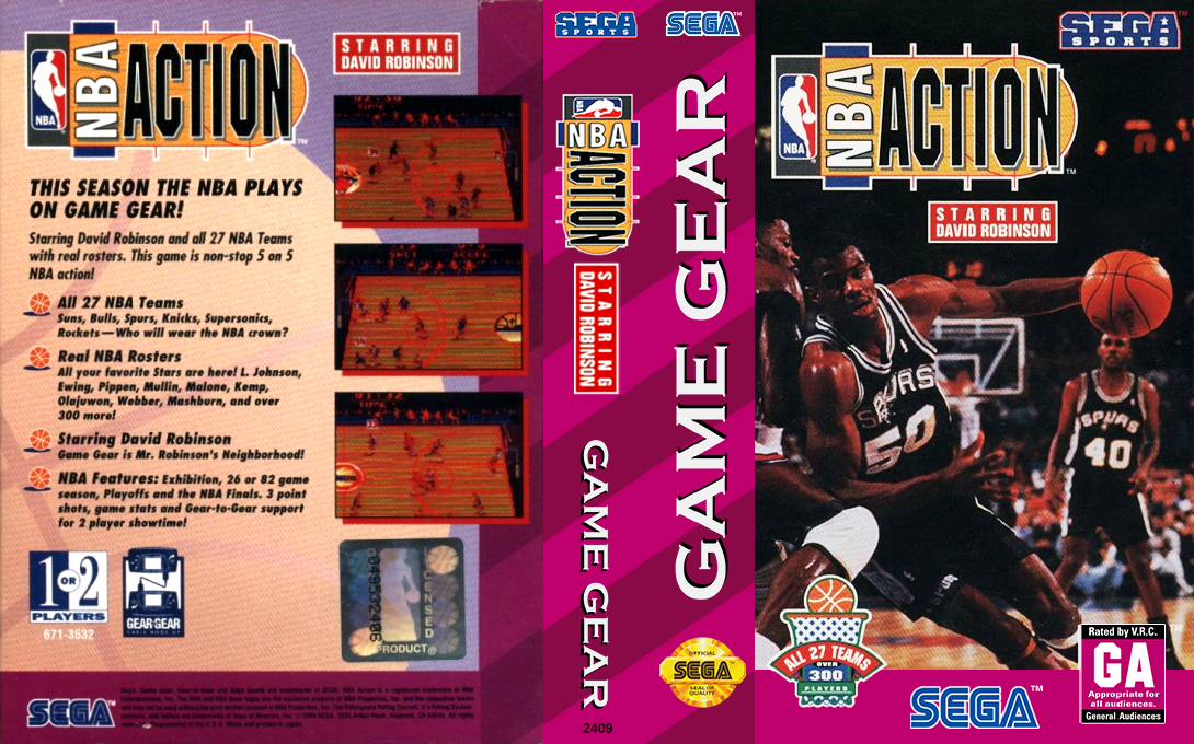Nba Action Starring David Robinson — box-texture (US)