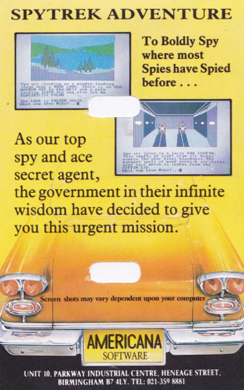 Spy-Trek Adventure — box-2D-back (EU)