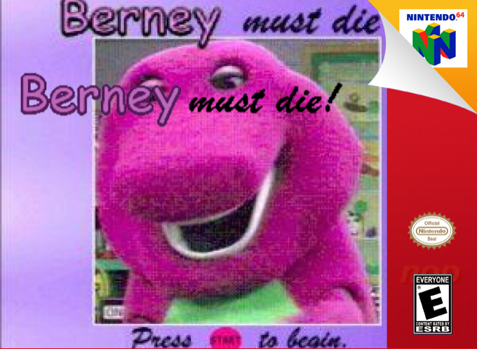 Berney Must Die! box art