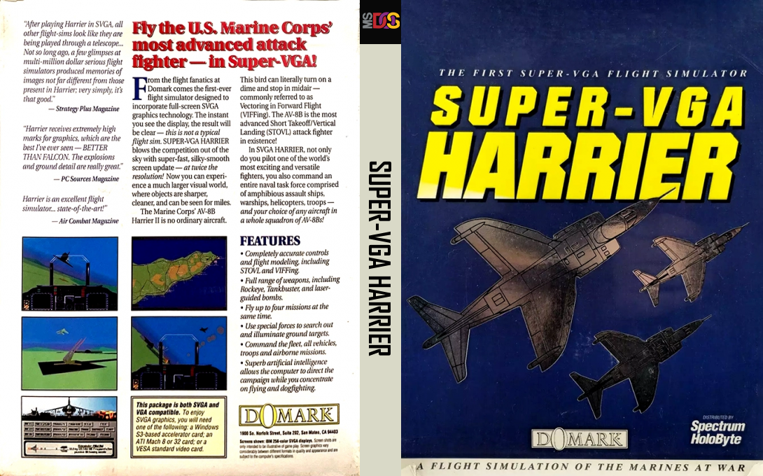 Super-VGA Harrier — box-texture (US)