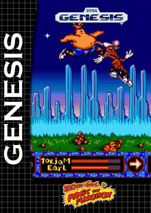 Toejam And Earl 2 - Panic On Funkotron — box-2D (SS)
